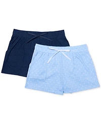 Roudelain 2-Pack Yummy Super Soft Slant-Pocket Sleep Shorts