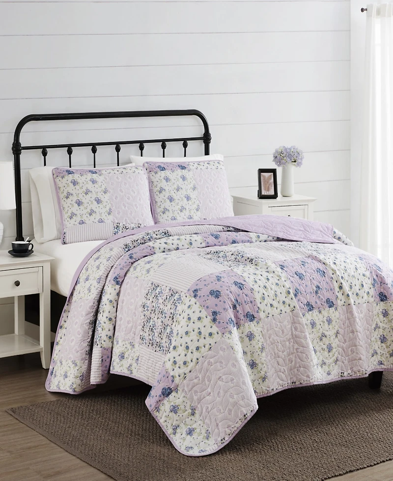 Cannon Elissa Patchwork 3 Piece Quilt Set