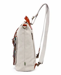 Tsd Brand Four Season Convertible Canvas Backpack