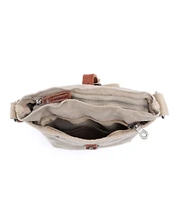 Tsd Brand Forest Canvas Crossbody Bag