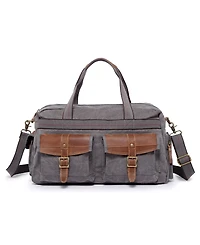 Tsd Brand Turtle Ridge Canvas Duffel Bag