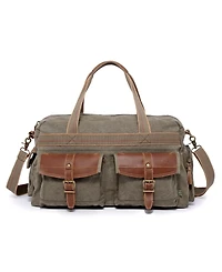 Tsd Brand Turtle Ridge Canvas Duffel Bag