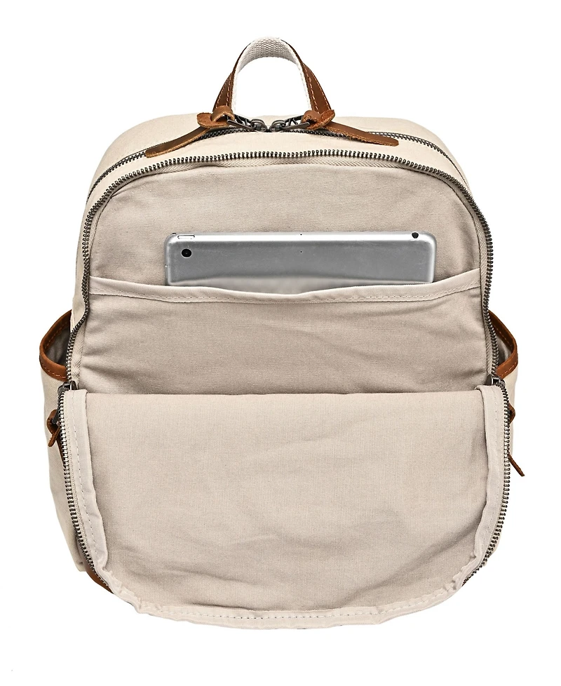 Tsd Brand Magnolia Hill Canvas Backpack