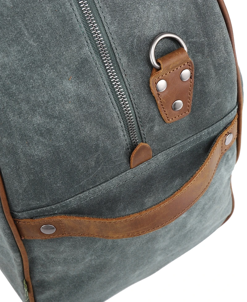 Tsd Brand Stone Creek Waxed Canvas Travel Bag