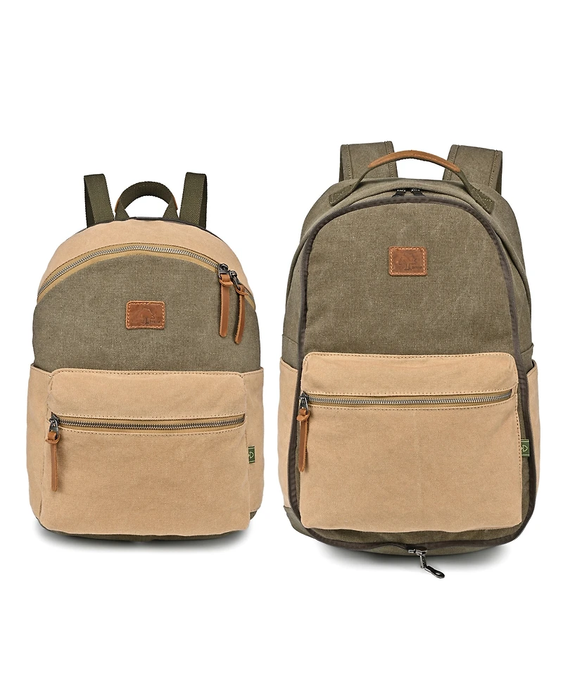 Tsd Brand Trail and Tree Double Canvas Backpack