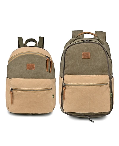 Tsd Brand Trail and Tree Double Canvas Backpack