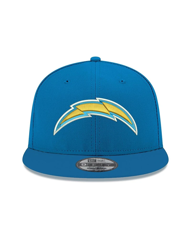 Men's New Era Blue Los Angeles Chargers Basic 9FIFTY Adjustable Snapback Hat