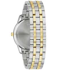 Bulova Men's Sutton Two-Tone Stainless Steel Bracelet Watch 40mm