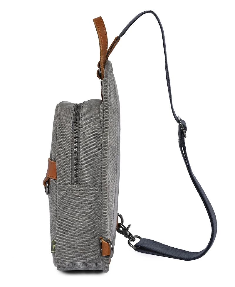 Tsd Brand Agave Canvas Sling Bag