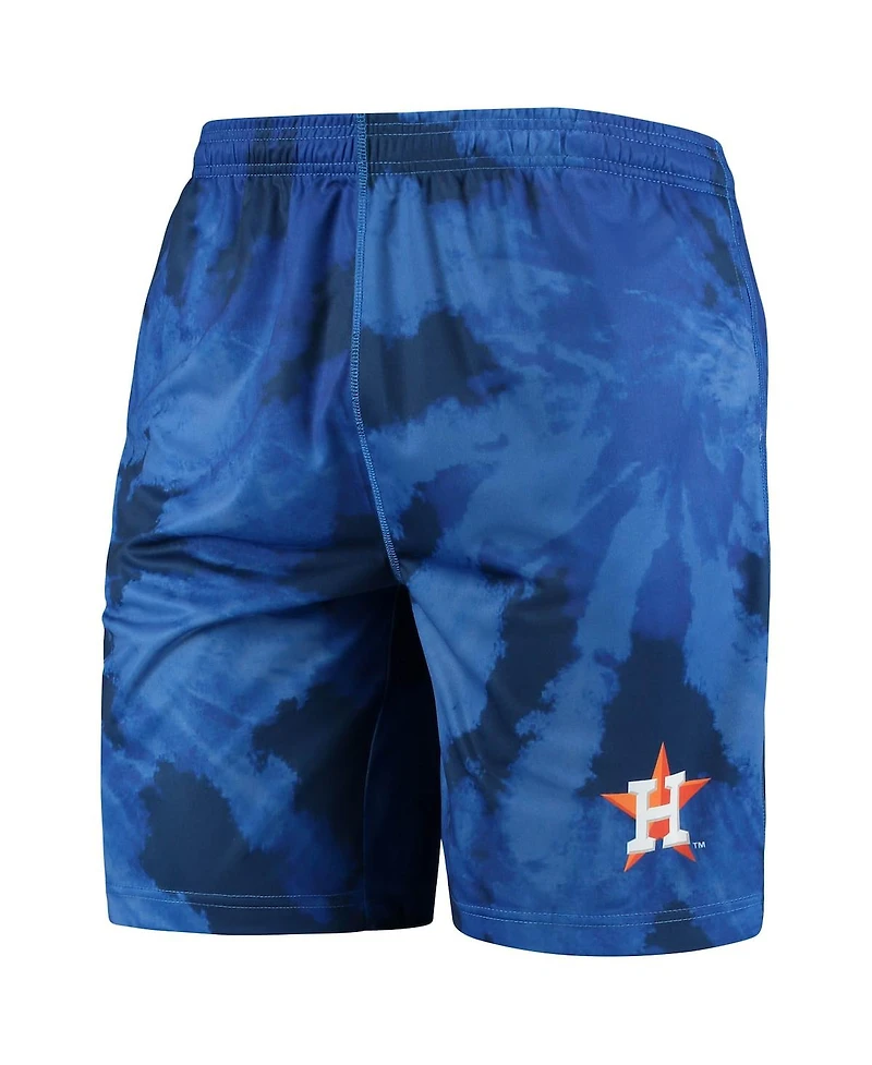 Men's Foco Navy Houston Astros Tie-Dye Training Shorts