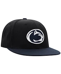 Men's Top of the World Black, Navy Penn State Nittany Lions Team Color Two-Tone Fitted Hat