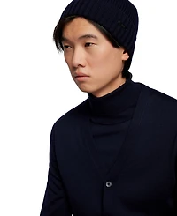 Boss by Hugo Boss Men's Virgin-Wool Beanie Hat