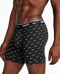 Nike Men's 3-Pack Dri-fit Essential Cotton Stretch Boxer Briefs