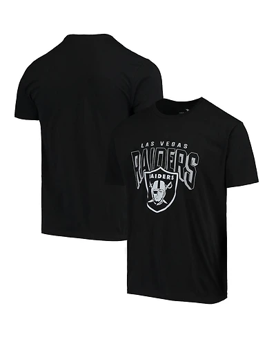 Men's Junk Food Black Las Vegas Raiders Bold Logo T-shirt