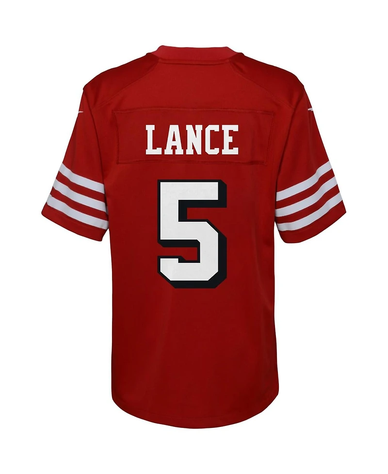 Nike Big Boys and Girls Trey Lance San Francisco 49ers Alternate Game Jersey