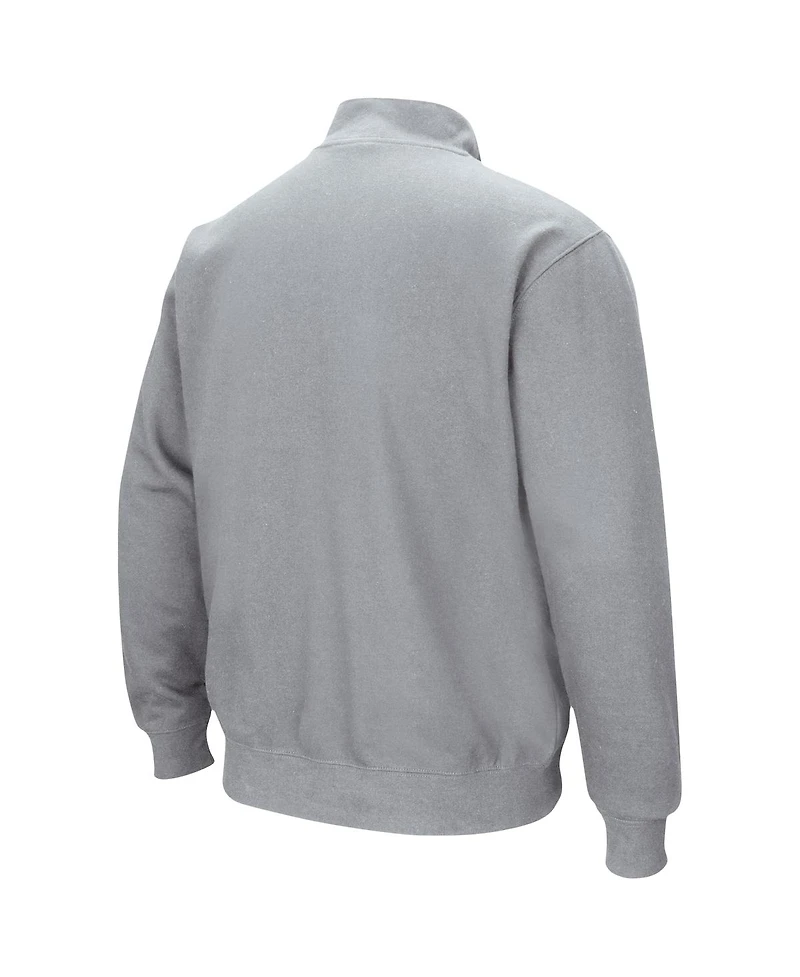 Men's Colosseum Air Force Falcons Tortugas Team Logo Quarter-Zip Jacket