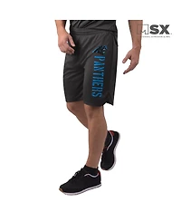 Men's Msx By Michael Strahan Black Carolina Panthers Training Shorts