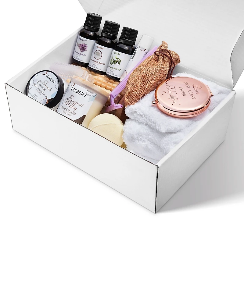 Lovery 20-Pc. French Coconut Aromatherapy Home Spa Body Care Gift Set