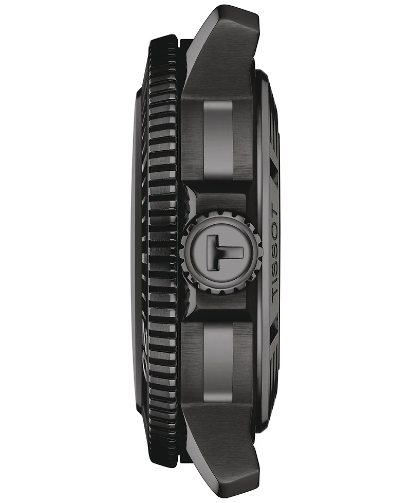 Tissot Men's Seastar 2000 Professional Powermatic 80 Automatic Two-Tone Rubber Strap Watch 46mm