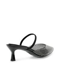 Anne Klein Women's Irie-c Crystal Embellished Kitten Heel Pumps
