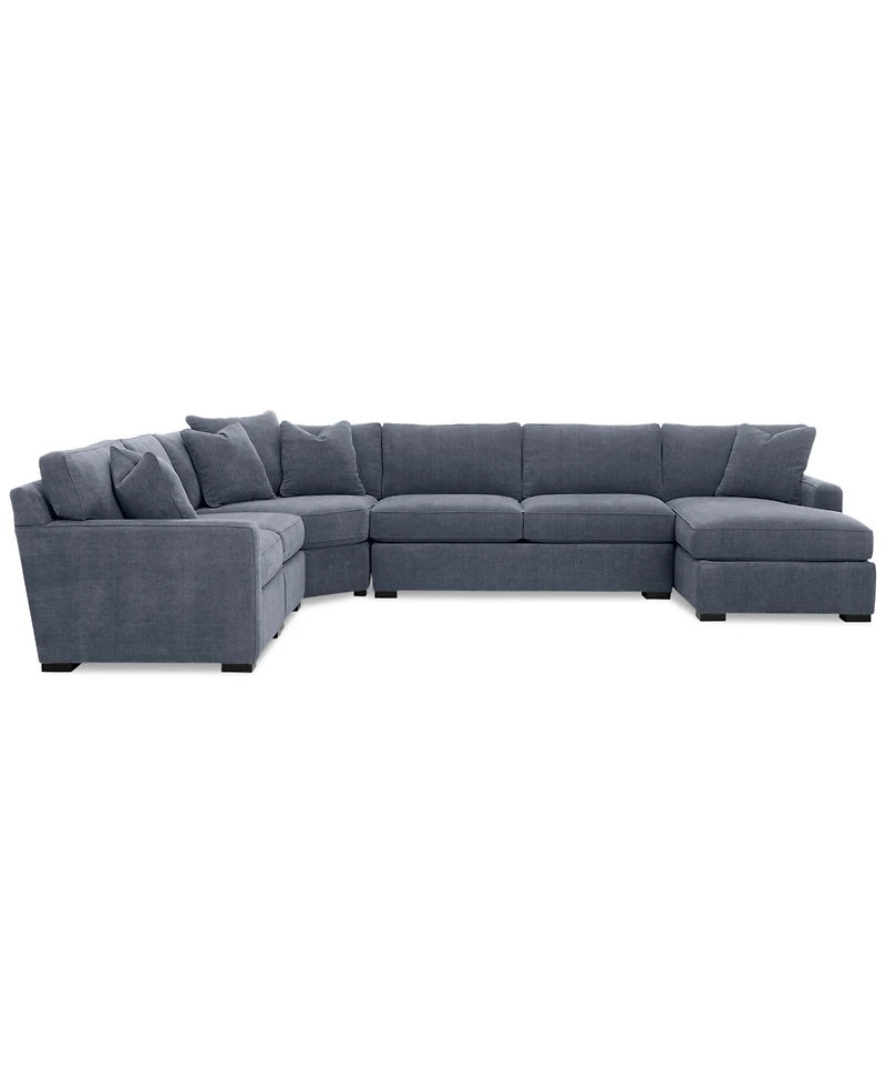 Radley -Piece Fabric Chaise Sectional Sofa