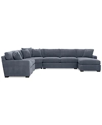 Radley -Piece Fabric Chaise Sectional Sofa
