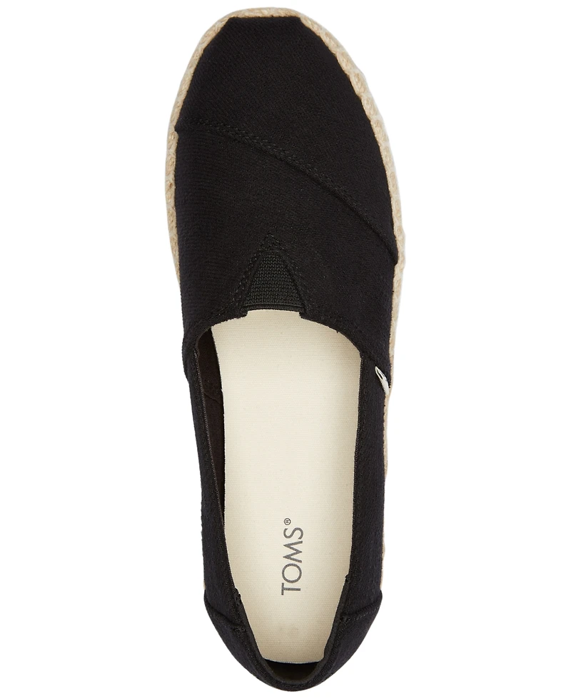 Toms Women's Alpargata Platform Espadrille Slip-Ons