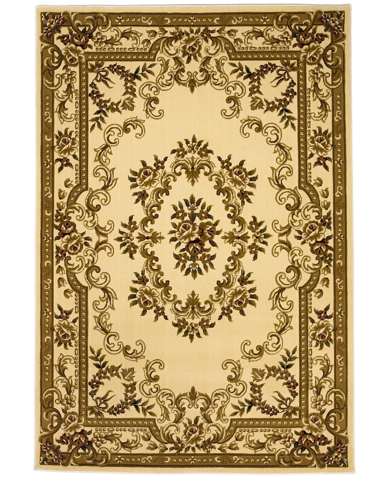 Kas Corinthian 5311 Ivory Aubusson 2'3" x 3'3" Area Rug