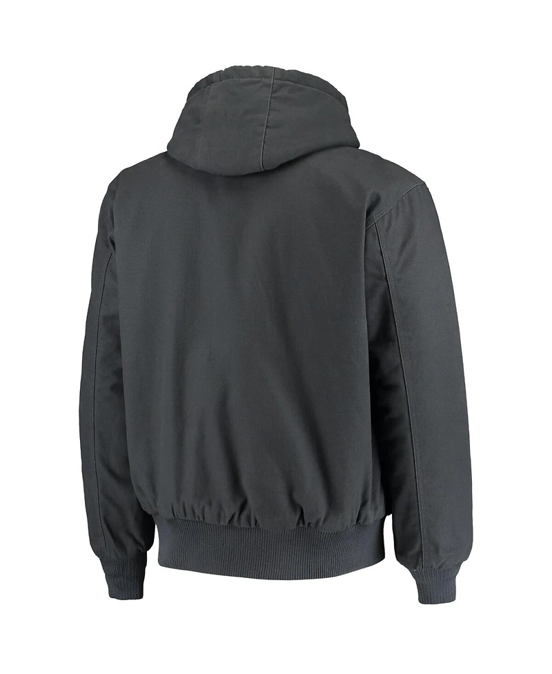 Men's Dunbrooke Navy Chicago Bears Dakota Cotton Canvas Hooded Jacket