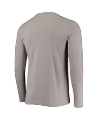Men's Concepts Sport Black and Gray Brooklyn Nets Long Sleeve T-shirt Pants Sleep Set