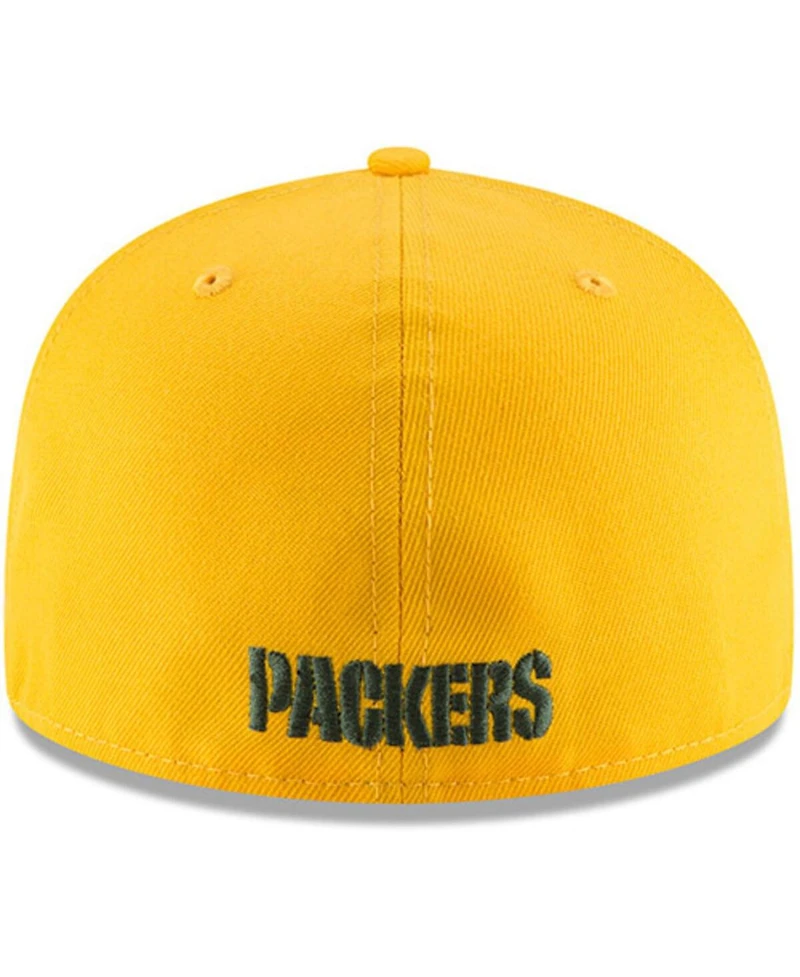 Men's New Era Gold Green Bay Packers Omaha 59Fifty Hat