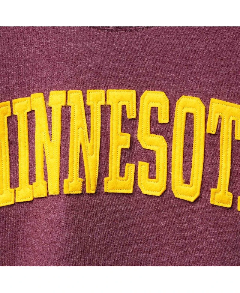 Women's Pressbox Maroon Minnesota Golden Gophers Two-Hit Canyon Long Sleeve T-shirt