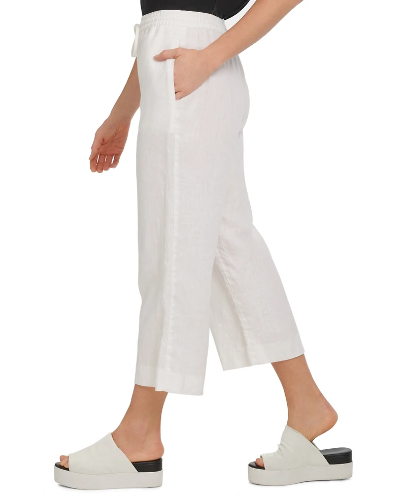 Dkny Pull-On Wide-Leg Pants