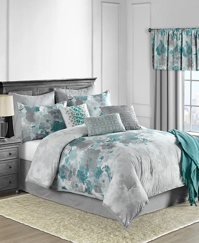 Sunham Claire 10-Pc. Comforter Set, Queen