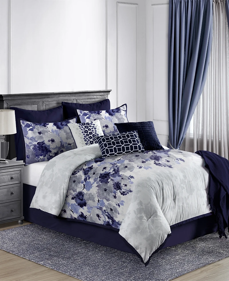 Sunham Claire 10-Pc. Comforter Set, Queen