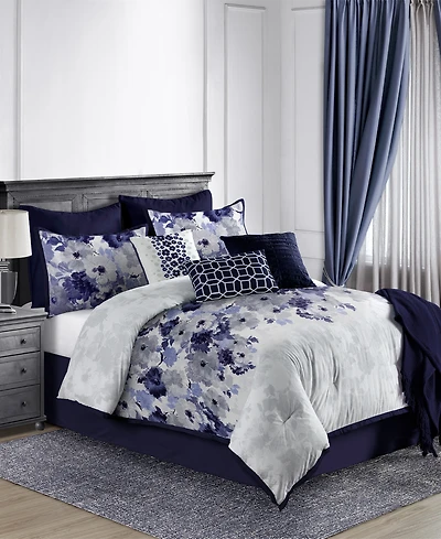 Sunham Claire 10-Pc. Comforter Set, Queen