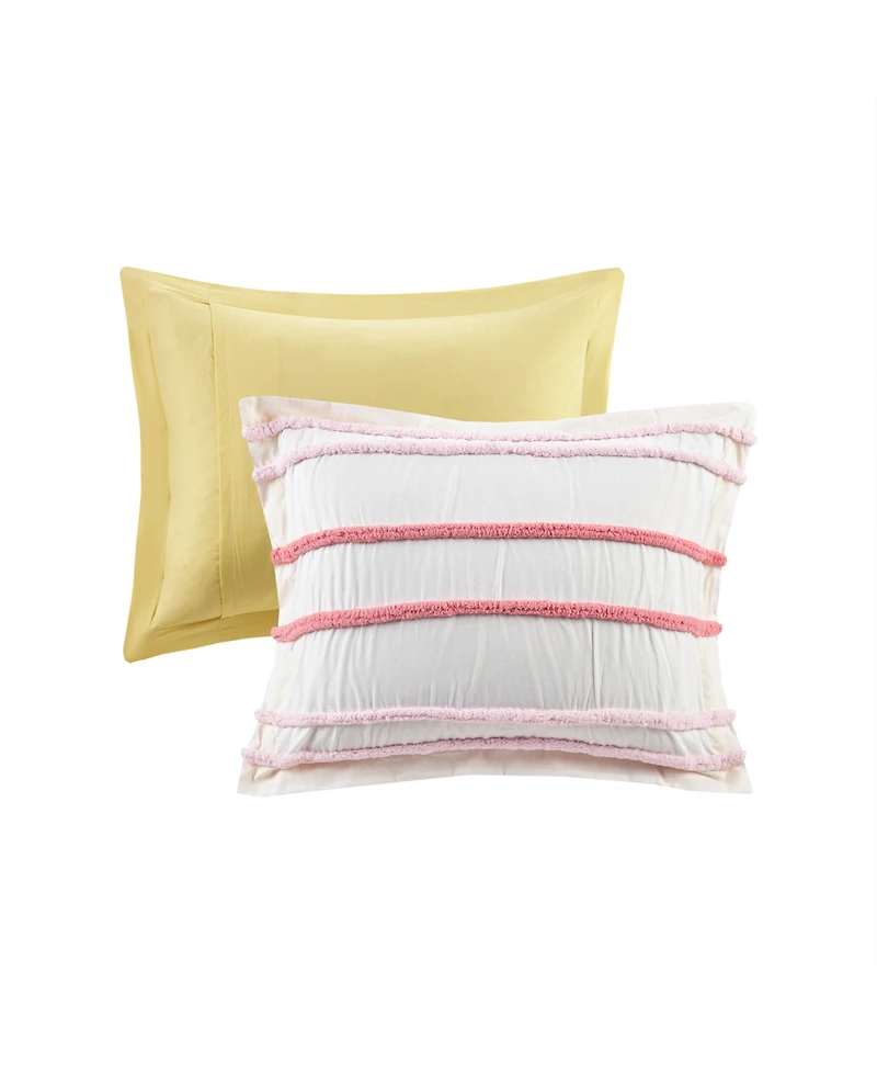 Intelligent Design Haisley Chenille Trim 5-Pc. Duvet Cover Set, Full/Queen