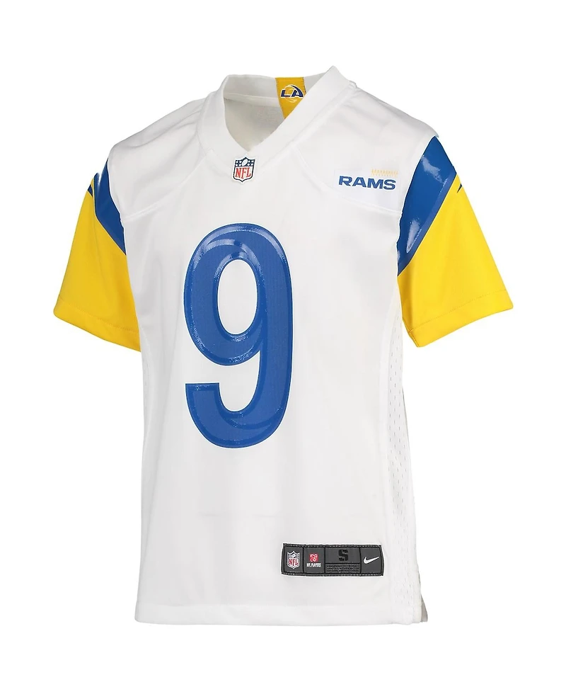 Nike Big Boys Matthew Stafford Bone Los Angeles Rams Game Jersey