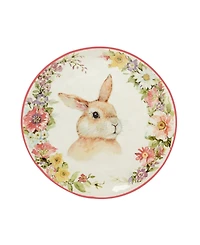 Certified International Easter Garden 8.5" Assorted Dessert Plates, Set of 4