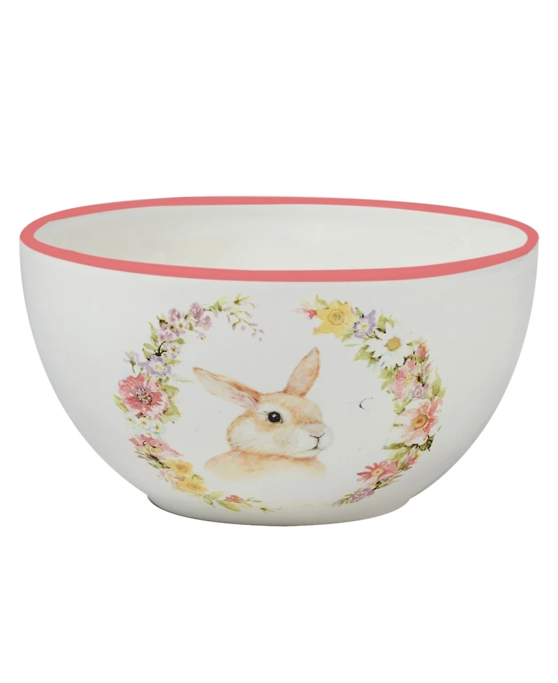 Certified International Easter Garden 6" Assorted Ice Cream Bowls, Set of 4
