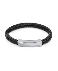 Calvin Klein Men's Tan Leather Bracelet