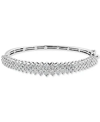 Effy Diamond Multirow Bangle Bracelet (1 ct. t.w.) 14K White Gold (Also available Two Tone Gold)