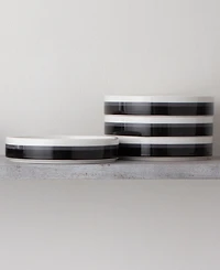 Noritake ColorStax Stripe Deep Plate, Set of 4