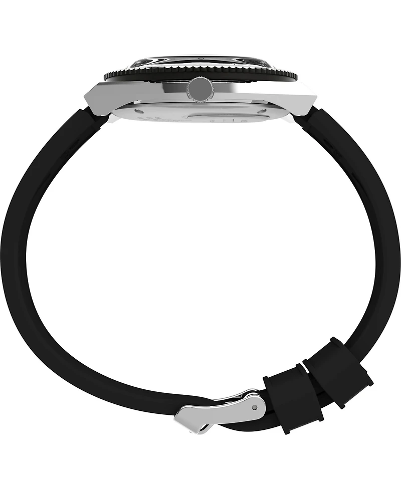 Timex Men's Q Diver Black Synthetic Watch 38mm