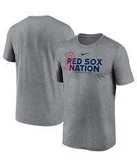 Men's Nike Heathered Charcoal Boston Red Sox Local Rep Legend T-shirt