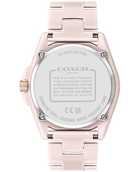 Coach Women's Greyson Blush Ceramic Bracelet Watch 36mm