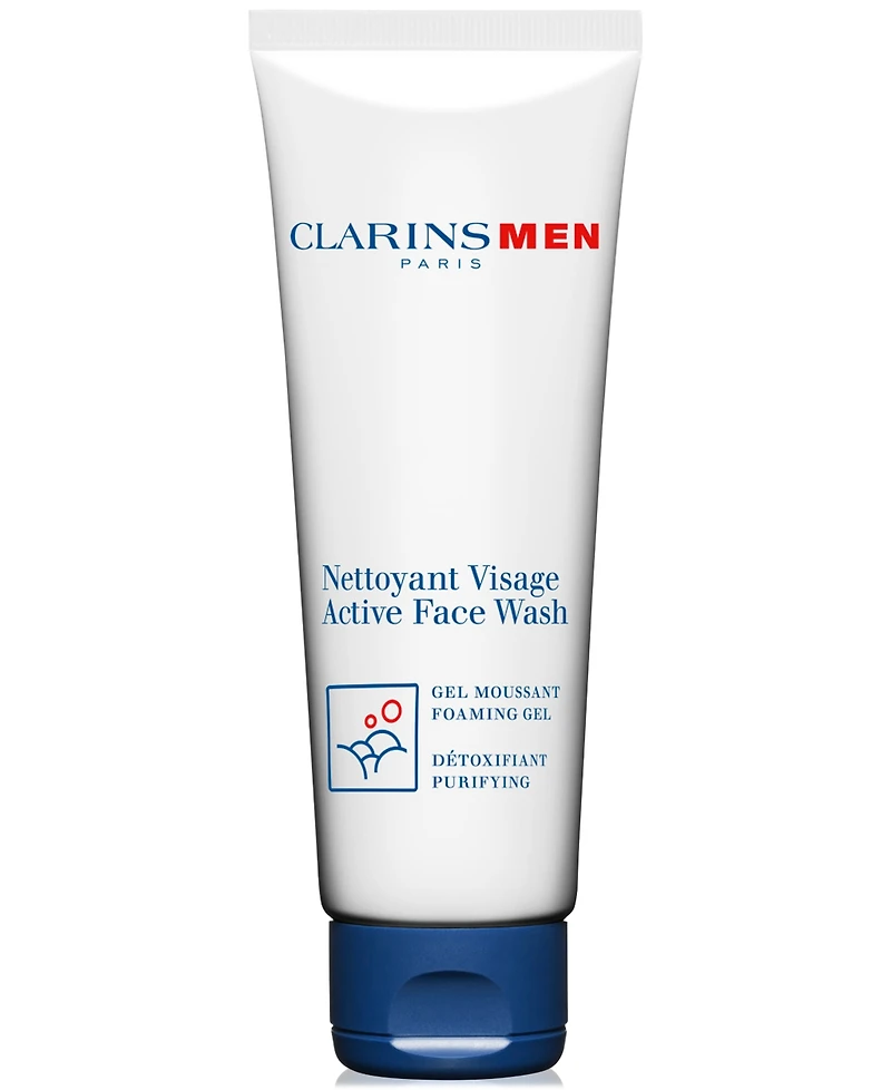 Clarinsmen Active Face Wash Foaming Gel Cleanser, 4.4 oz.