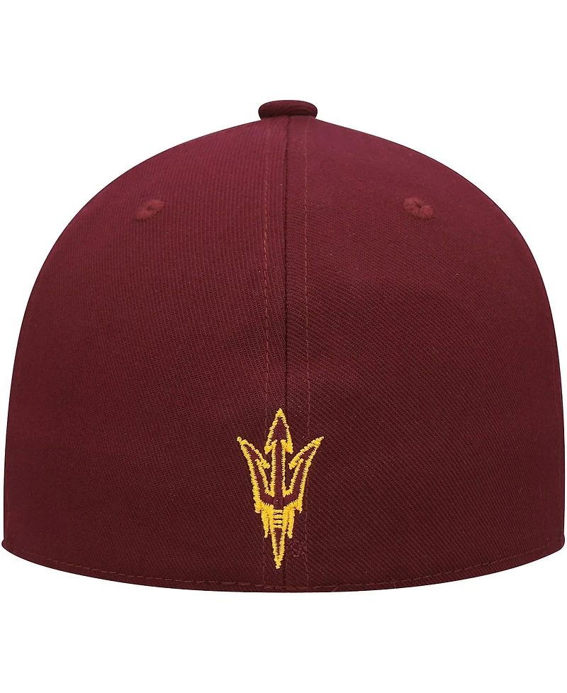 Men's adidas Maroon Arizona State Sun Devils Patriotic On-Field Baseball Fitted Hat