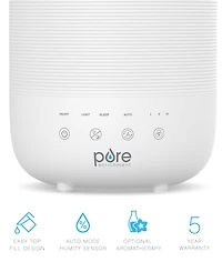 Pure Enrichment Hume Sense Top-Fill Humidifier