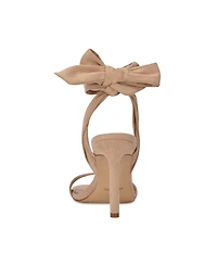 Nine West Women's Kelsie Ankle Wrap Sculpted Heel Sandals